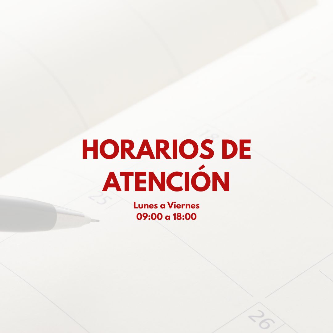 Horario de atención JUNO STUDIO